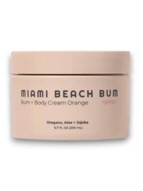 Miami Beach Bum   Bum + Body Cream Orange NIB